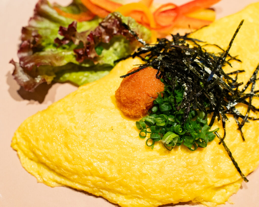 和風明太子オムレツ