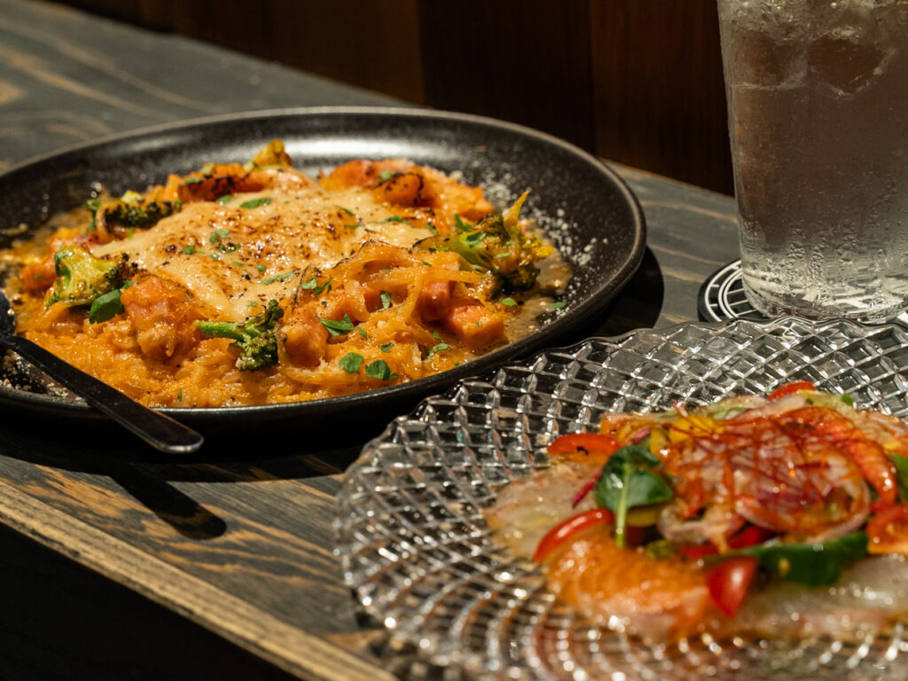 リゾットとカルパッチョ