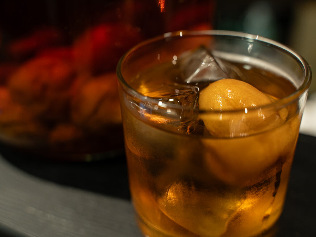 南高梅とブランデーの自家製梅酒